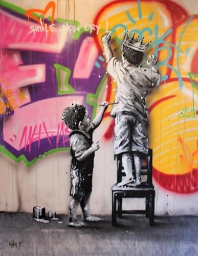 Puzzles 1000 Stück - Banksyss Street Art Graffiti - Memory-Spiels for The Elderly - Lernspielzeug Für Die Ganze Familie Gifts - Abstract Art Puzzle Zx400Aw Puzzles 1000 Stück - Banksyss Street Art Graffiti - Memory-Spiels for The Elderly - Lernspielzeug Für Die Ganze Familie Gifts - Abstract Art Puzzle Zx400Aw von ZYHDK