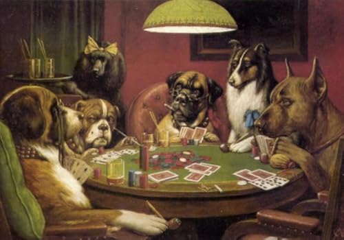 Puzzles 1000 Stück - Dogs Playing Pokers Poster,Abstract Art Puzzle - Für Spaß-Herausfürderungs Spielzeug Für Erwachsene Gifts - Lernspielzeug Für Die Ganze Familie - Pk241Zw Puzzles 1000 Stück - Dogs Playing Pokers Poster,Abstract Art Puzzle - Für Spaß-Herausfürderungs Spielzeug Für Erwachsene Gifts - Lernspielzeug Für Die Ganze Familie - Pk241Zw von ZYHDK