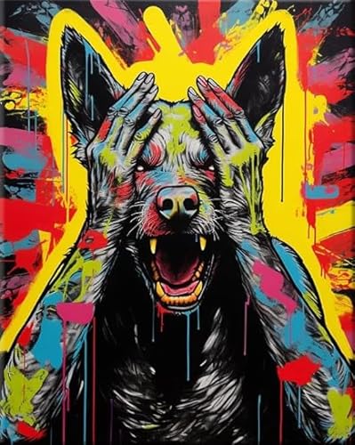 Puzzles 1000 Stück - Graffiti Animals Posters - Colourful Art Puzzle - Memory-Spiels for Adults - Spielzeug Zum Stressabbau Für Die Ganze Familie Zx641Aw von ZYHDK