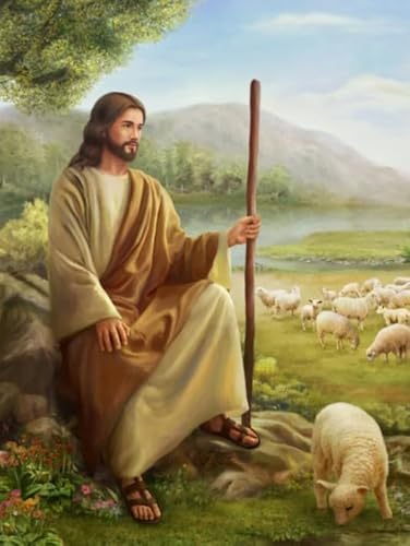 Puzzles 1000 Stück - Jesus Oil Painting，Spiele Zur Stressreduktion In Der Familie - Erwachsene Puzzle-Herausfürderungs Spiel - Wand Kunst Dekoration Geschenke - Vs25Pw von ZYHDK