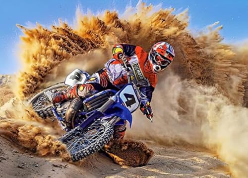 Puzzles 1000 Stück - Motorcycle Racings Art Posters - Memory-Spiele Für Die Ganze Familie - Für Lernspielzeug Für Ältere Menschen - Wand Dekoration - Pk98Zw von ZYHDK