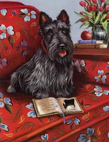 Puzzles 1000 Stück - Scottish Terriers Painting - Abstrakte Kunst Puzzle,Lernspiele Für Erwachsene - Personalisiertes Challenge-Spielzeug - Kw393Zk Puzzles 1000 Stück - Scottish Terriers Painting - Abstrakte Kunst Puzzle,Lernspiele Für Erwachsene - Personalisiertes Challenge-Spielzeug - Kw393Zk von ZYHDK