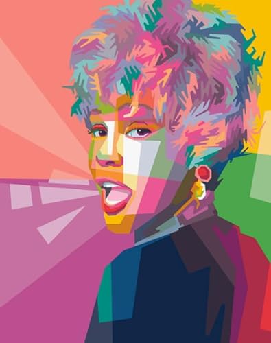 Puzzles1000 Stück ，Singers Whitneys Plakate ，Buntes Abstraktes Puzzle ，Gedächtnis Spiele Für Erwachsene ，Familie Lernspielzeug Spielzeug Xy379Zw von ZYHDK