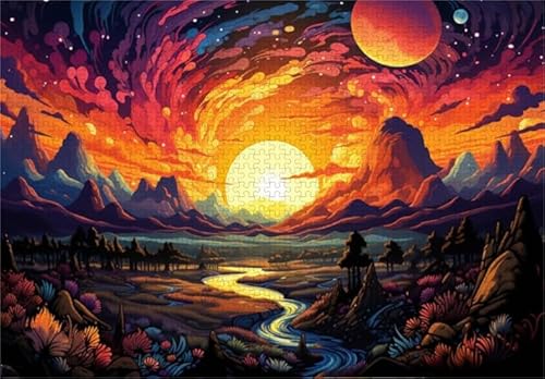 Unregelmäßiges Kunst Puzzle - Abstract Landscapes Posters - Schwieriges Herausforderungs Spielzeug Für Die Ganze Familie - Puzzle 1000 Stück Zx226Aw Unregelmäßiges Kunst Puzzle - Abstract Landscapes Posters - Schwieriges Herausforderungs Spielzeug Für Die Ganze Familie - Puzzle 1000 Stück Zx226Aw von ZYHDK