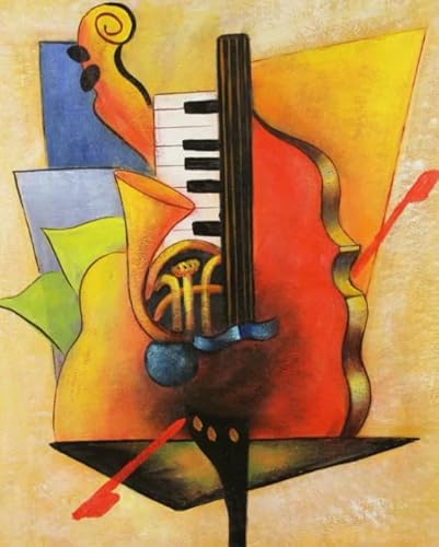 Unregelmäßiges Puzzle - Abstract Musicals Instruments Painting - Adult's Lernspielzeug Für Die Ganze Familie - Wand Kunst-Geschenke - 1000 Stück Puzzle - Kw284Zk Unregelmäßiges Puzzle - Abstract Musicals Instruments Painting - Adult's Lernspielzeug Für Die Ganze Familie - Wand Kunst-Geschenke - 1000 Stück Puzzle - Kw284Zk von ZYHDK