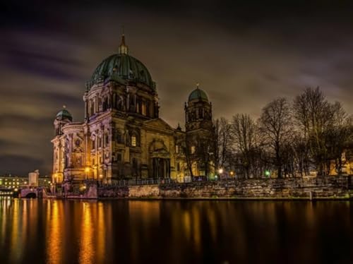 Unregelmäßiges Puzzle - Berlins Cityscapes Posters - Adult's Lernspielzeug Für Die Ganze Familie - Wand Kunst-Geschenke - Home Decor - 1000 Stück Puzzle - Kw51Zk von ZYHDK