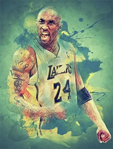 Unregelmäßiges Puzzle - Classics Basketball Player 24 Posters - Für Lernspielzeug Für Erwachsene - Memory-Spiel Gifts - 1000 Stück Puzzle Zx45Aw von ZYHDK
