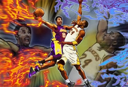Unregelmäßiges Puzzle - Classics Basketball Player 24 Posters - Für Lernspielzeug Für Erwachsene - Memory-Spiel Gifts - 1000 Stück Puzzle Zx47Aw Unregelmäßiges Puzzle - Classics Basketball Player 24 Posters - Für Lernspielzeug Für Erwachsene - Memory-Spiel Gifts - 1000 Stück Puzzle Zx47Aw von ZYHDK
