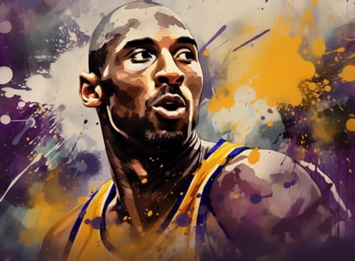 Unregelmäßiges Puzzle - Classics Basketball Player 24 Posters - Für Lernspielzeug Für Erwachsene - Memory-Spiel Gifts - 1000 Stück Puzzle Zx51Aw von ZYHDK