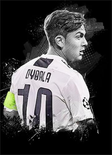 Unregelmäßiges Puzzle - Soccer Player Dybalas Posters - Personalisiertes Herausforderungs Spielzeug Für Erwachsene - Educational Games Gifts - 1000 Stück Art Puzzle Zx02Aw von ZYHDK