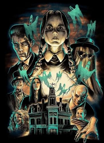 Unregelmäßiges Puzzles - Horror Classics Film Wednesdays Posters - Für Lernspielzeug Für Erwachsene - Personalisiertes Herausforderungs Spielzeug Für Erwachsene Gifts - 1000 Stück Puzzle Zx386Aw Unregelmäßiges Puzzles - Horror Classics Film Wednesdays Posters - Für Lernspielzeug Für Erwachsene - Personalisiertes Herausforderungs Spielzeug Für Erwachsene Gifts - 1000 Stück Puzzle Zx386Aw von ZYHDK