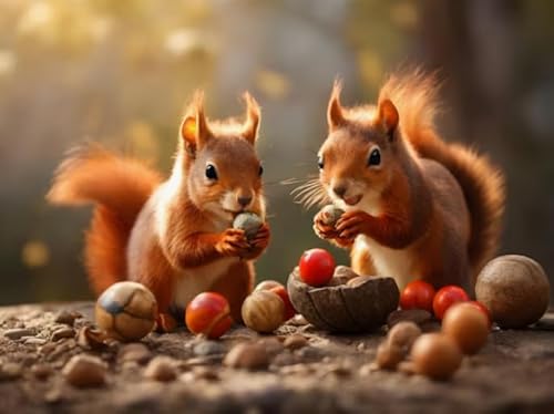 Wand Kunst-Geschenke,Animal Squirrelss Posters - Puzzle-Herausforderungs Spielzeug Für Die Ganze Familie - Memory-Spiel Für Senioren - - Jigsaws 1000 Stück - Kw72Zk Wand Kunst-Geschenke,Animal Squirrelss Posters - Puzzle-Herausforderungs Spielzeug Für Die Ganze Familie - Memory-Spiel Für Senioren - - Jigsaws 1000 Stück - Kw72Zk von ZYHDK