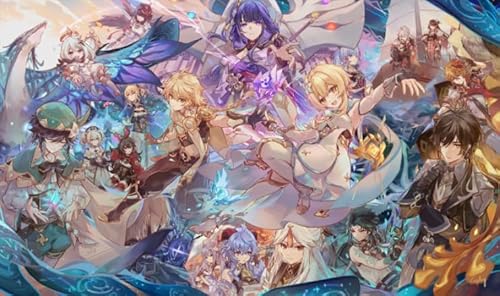 ZYHDK 1000 Stück ,Irregular Puzzle ,Difficult Puzzle,Animes Game Genshins Impactss Posters ,Adult's Gedächtnis Spiele Für Erwachsene ,Wall Art Gifts Xd127Yk ZYHDK 1000 Stück ,Irregular Puzzle ,Difficult Puzzle,Animes Game Genshins Impactss Posters ,Adult's Gedächtnis Spiele Für Erwachsene ,Wall Art Gifts Xd127Yk von ZYHDK