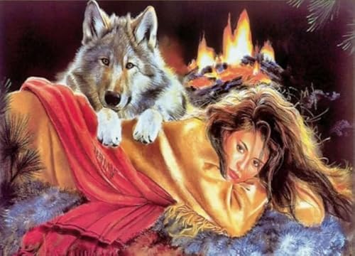 ZYHDK 1000 Stück ,Lernspielzeug Für Erwachsene Puzzle ,Nativess India and Wolfs Painting ,Kunst Puzzle ,Gedächtnisspiele Für Erwachsene Xd421Yk ZYHDK 1000 Stück ,Lernspielzeug Für Erwachsene Puzzle ,Nativess India and Wolfs Painting ,Kunst Puzzle ,Gedächtnisspiele Für Erwachsene Xd421Yk von ZYHDK
