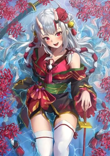 ZYHDK 1000 Stück Art Puzzle - Bunt Puzzle - Japanese Animes Nakiri Ayames Posters - Familien-Dekompressions Spiel - Adult Alzheimer Gifts - Jz243Ap von ZYHDK