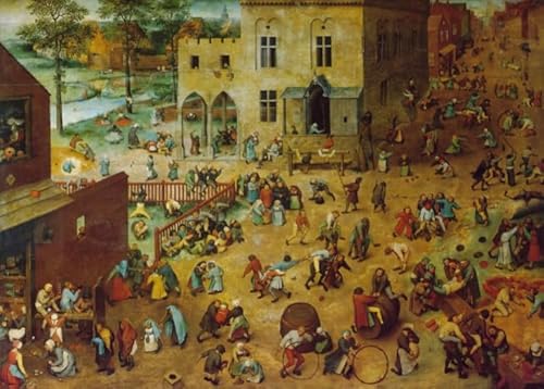 ZYHDK 1000 Stück Puzzle - Art Oil Painting - Retro Unregelmäßiges Puzzle - Bruegels Reproductions - Lernspielzeug Für Die Familie Von Erwachsenen - Wall Art Gifts - Jz191Ap von ZYHDK