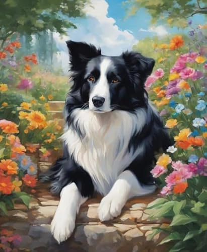 ZYHDK 1000 Stück - Puzzle - Bordercollie Picture - Memory-Spiele Für Die Ganze Familie - for Lernspielzeug Für Ältere Menschen - Home Decor - Jz59Ap von ZYHDK