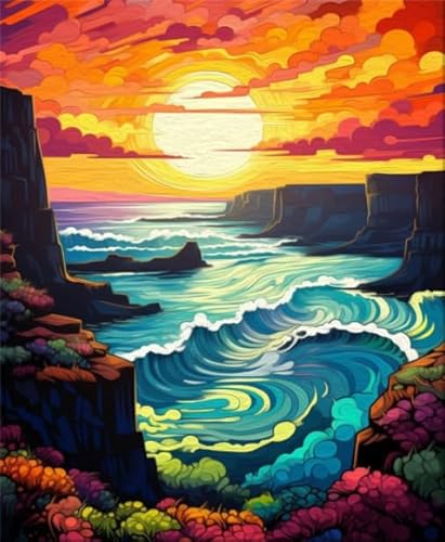 ZYHDK 1000 Stück Puzzles - Colorful Art Puzzle - Abstract Landscapes Posters - Gedächtnis Spiele Für Erwachsene - Lernspielzeug Für Die Ganze Familie - Jz270Ap von ZYHDK