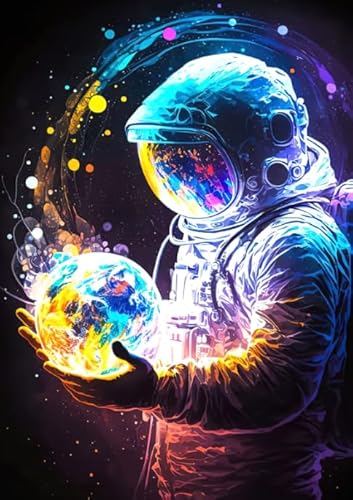 ZYHDK 1500 Stück ，Bunt Fun Puzzle ，Bilder ，Gifts ，Astronautss Art Poster ，Personalisiertes Spielzeug Für Erwachsene Für Kinder - Kz344Dw von ZYHDK
