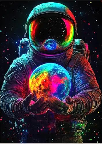 ZYHDK 1500 Stück ，Bunt Fun Puzzle ，Bilder ，Gifts ，Astronautss Art Poster ，Personalisiertes Spielzeug Für Erwachsene Für Kinder - Kz349Dw von ZYHDK