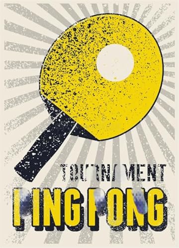 ZYHDK 1500 Stück ，Bunt Fun Puzzle ，Bilder ，Gifts ，Tables Tennis Sports Poster ，Spiele Zur Stressreduzierung Für Die Ganze Familie - Kz309Dw von ZYHDK