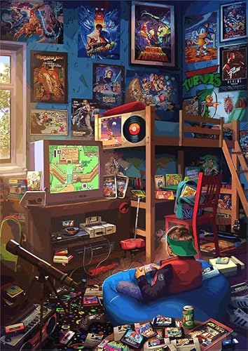 ZYHDK 1500 Stück ，Bunt Fun Puzzle ，Pictures ，Gifts ，Games Room Poster ，Personalisiertes Spielzeug Für Erwachsene Für Kinder - Zy30Zk von ZYHDK