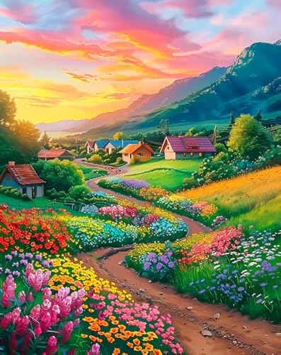ZYHDK 1500 Stück ，Bunt Puzzle ，Bilder ，Gifts ，Countrysides Scenery ，Spiele Zur Stressreduzierung Für Die Ganze Familie ，Wand Kunst Dekoration - Kz146Dw von ZYHDK