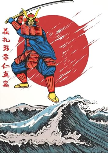 ZYHDK 1500 Stück ，Bunt Puzzles ，Bilder ，Gifts ，Japanese Warriorss Art Illustrations ，Spielzeug Für Erwachsene Lernspiele Poster - Kz223Dw von ZYHDK