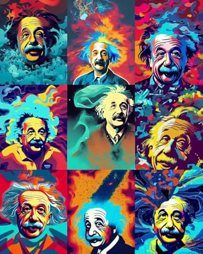 ZYHDK 1500 Stück ，Bunt Puzzles ，Poster ，Gifts ，Einsteins Art Bilder ，Personalisiertes Spielzeug Für Erwachsene Für Kinder - Yz149Wk von ZYHDK