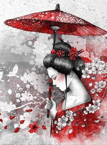 ZYHDK 1500 Stück ，Difficult Puzzle ，Poster ，Japanese Geishas Art Painting ，Spiele Zur Stressreduzierung Für Die Ganze Familie ，Heim Dekoration - Kz21Dw von ZYHDK