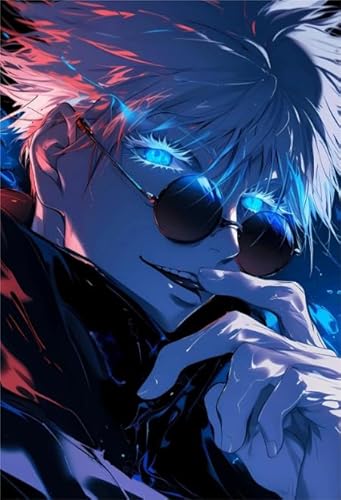 ZYHDK 1500 Stück ，Irregular Puzzle ，Poster ，Gifts ，Japanese Animes Jujutsus Gojos Satoru ，Personalisiertes Spielzeug Für Erwachsene Für Kinder,Qz48Ax von ZYHDK