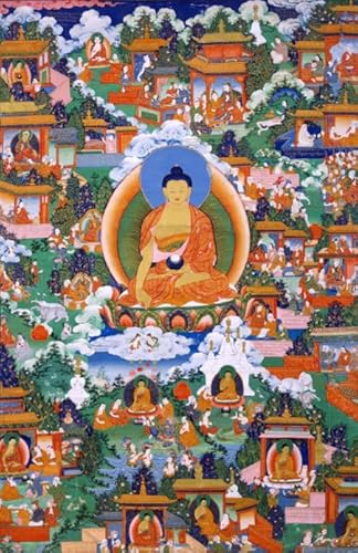 ZYHDK 1500 Stück ，Poster ，Difficult Puzzle ，Gifts ，Bunt ，Buddhas Statues Pictures ，Stressabbau-Spiel Für Erwachsene, Kunstbild - Zy126Zk von ZYHDK