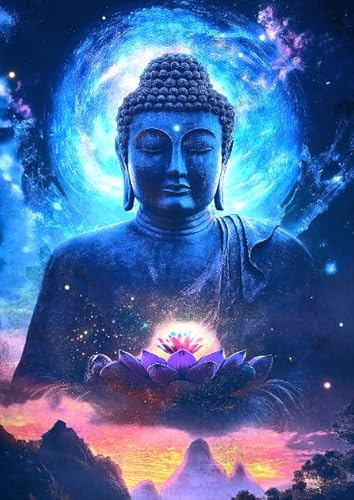 ZYHDK 1500 Stück ，Poster ，Difficult Puzzle ，Gifts ，Bunt ，Buddhas Statues Pictures ，Stressabbau-Spiel Für Erwachsene, Kunstbild - Zy131Zk von ZYHDK