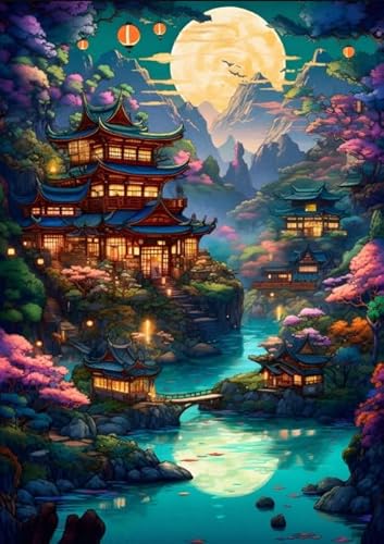 ZYHDK 1500 Stück ,Poster ,Difficult Puzzle ,Gifts ,Bunt ,Chinese Vintage Landscape Abstract Painting ,Familienspaß-Heraus for Derungs Spielzeug,Qz171Ax ZYHDK 1500 Stück ,Poster ,Difficult Puzzle ,Gifts ,Bunt ,Chinese Vintage Landscape Abstract Painting ,Familienspaß-Heraus for Derungs Spielzeug,Qz171Ax von ZYHDK