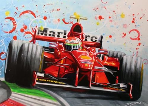 ZYHDK 1500 Stück - Bilder - Gifts - Bunt Puzzle - F1 Art Racings Oil Painting - Spielzeug Für Erwachsene Lernspiele Posters - Heim Dekoration - Jw314Zk von ZYHDK