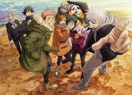 ZYHDK 1500 Stück - Bilder - Gifts - Bunt Puzzle - Japanese Animes Jujutsus - Lernspielzeug Für Kinder - Gedächtnis-Erkennungs Spiel - Jw506Zk von ZYHDK