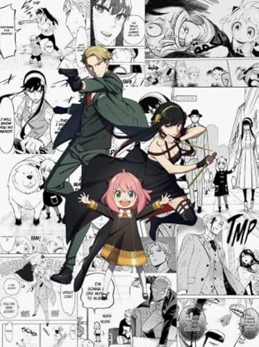 ZYHDK 1500 Stück - Bunt Fun Puzzle - Bilder - Gifts - Japanese Animes Familys - Lernspielzeug Für Kinder - Gedächtnis-Erkennungs Spiel - Jw581Zk von ZYHDK