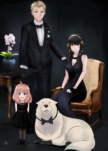 ZYHDK 1500 Stück - Bunt Fun Puzzle - Bilder - Gifts - Japanese Animes Familys - Lernspielzeug Für Kinder - Gedächtnis-Erkennungs Spiel - Jw582Zk von ZYHDK