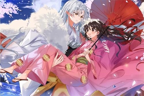 ZYHDK 1500 Stück - Bunt Puzzle - Bilder - Gifts - Classic Japanese Animes Inuyashas - Personalisiertes Spielzeug Für Erwachsene Für Kinder,Qz39Ax von ZYHDK