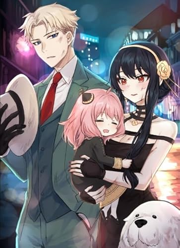 ZYHDK 1500 Stück - Bunt Puzzle - Bilder - Gifts - Japanese Animes Familys Poster - Lernspielzeug Für Kinder - Gedächtnis- Und Wahrnehmungs Spiele - Xw234Zk von ZYHDK