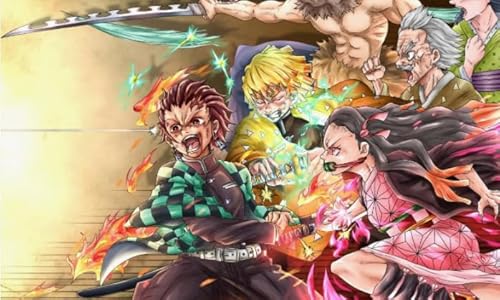 ZYHDK 1500 Stück - Bunt Puzzles - Poster - Gifts - Japanese Animes Demons Art Picture - Lernspielzeug Für Kinder - Heraus for Derungs Spiel Für Erwachsene - Jw255Zk von ZYHDK