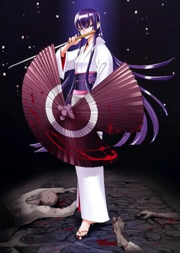 ZYHDK 1500 Stück - Fun Puzzle - Poster - Gifts - Classic Japanese Animes Busujima - Personalisiertes Challenge-Spielzeug Für Erwachsene - Heim Dekoration - Yw73Kj von ZYHDK