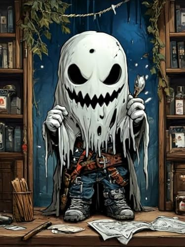 ZYHDK 1500 Stück - Fun Puzzle - Poster - Gifts - Halloweens Art Oil Painting - Heim Dekoration - Personalisiertes Spielzeug Für Erwachsene Für Kinder,Xz95Wp von ZYHDK