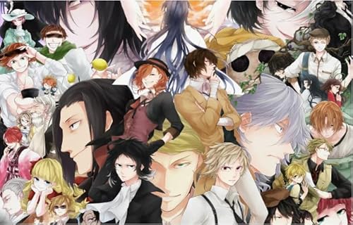 ZYHDK 1500 Stück - Fun Puzzle - Poster - Gifts - Japanese Animes Bungos Dogs Nakajima Atsushi - Lernspielzeug Für Kinder - Gedächtnis- Und Wahrnehmungs Spiele,Qz111Ax von ZYHDK