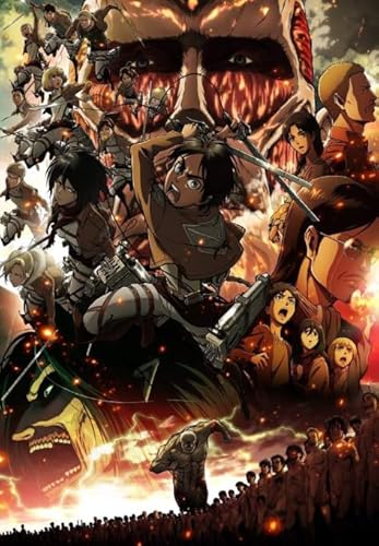 ZYHDK 1500 Stück - Pictures - Gifts - Bunt Puzzle - Classic Japanese Animes Attacks On Titanss - Lernspielzeug Für Kinder - Gedächtnis- Und Wahrnehmungs Spiele - Zy263Zk von ZYHDK