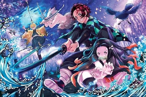 ZYHDK 1500 Stück - Poster - Difficult Puzzle - Gifts - Classic Japanese Animes Demons Art Bilder - Lernspielzeug Für Kinder - Gedächtnis-Erkennungs Spiels - Yz364Wk von ZYHDK