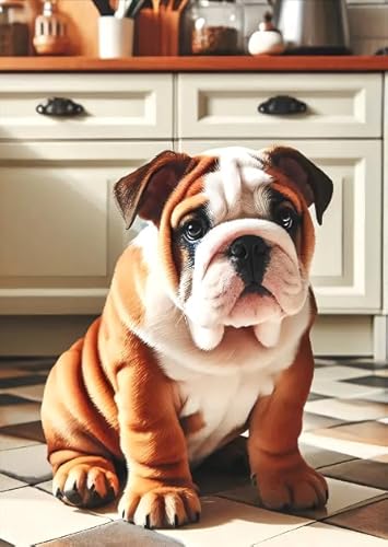 ZYHDK 1500 Stück - Poster - Irregular Puzzle - Cute Bulldogs Art Bilder - Lernspielzeug Für Kinder - Elderly Gedächtnis-Erkennungs Spiel - Kz227Dw von ZYHDK
