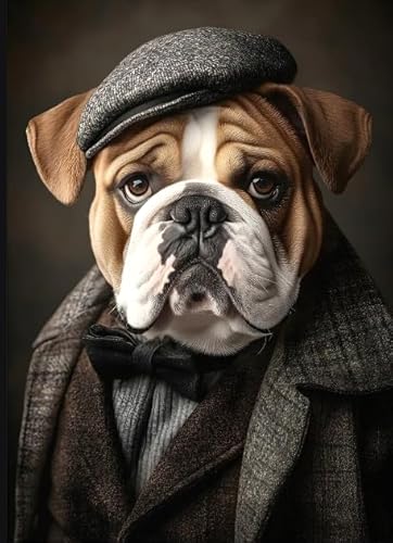 ZYHDK 1500 Stück - Poster - Irregular Puzzle - Cute Bulldogs Art Bilder - Lernspielzeug Für Kinder - Elderly Gedächtnis-Erkennungs Spiel - Kz229Dw von ZYHDK