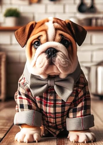 ZYHDK 1500 Stück - Poster - Irregular Puzzle - Cute Bulldogs Art Bilder - Lernspielzeug Für Kinder - Elderly Gedächtnis-Erkennungs Spiel - Kz230Dw von ZYHDK