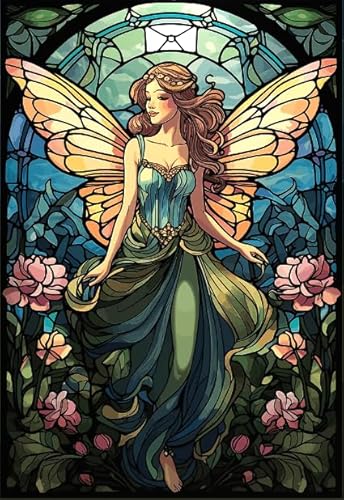 ZYHDK 1500 Stück Puzzle - Bilder - Gifts - Bunt Puzzle - Butterflys Fairys Art Painting - Spielzeug Für Erwachsene Lernspiele Poster - Yz427Wk von ZYHDK